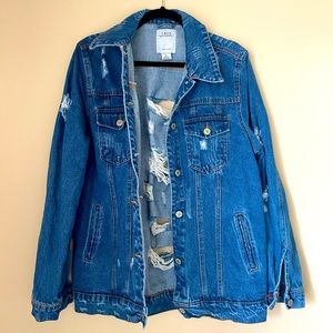 Distressed Jean Jacket